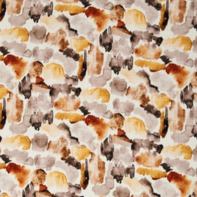 Musselin "Thea" Camouflage | erdtöne weiß